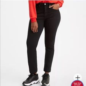 Levi’s 501s Black Skinny Jeans